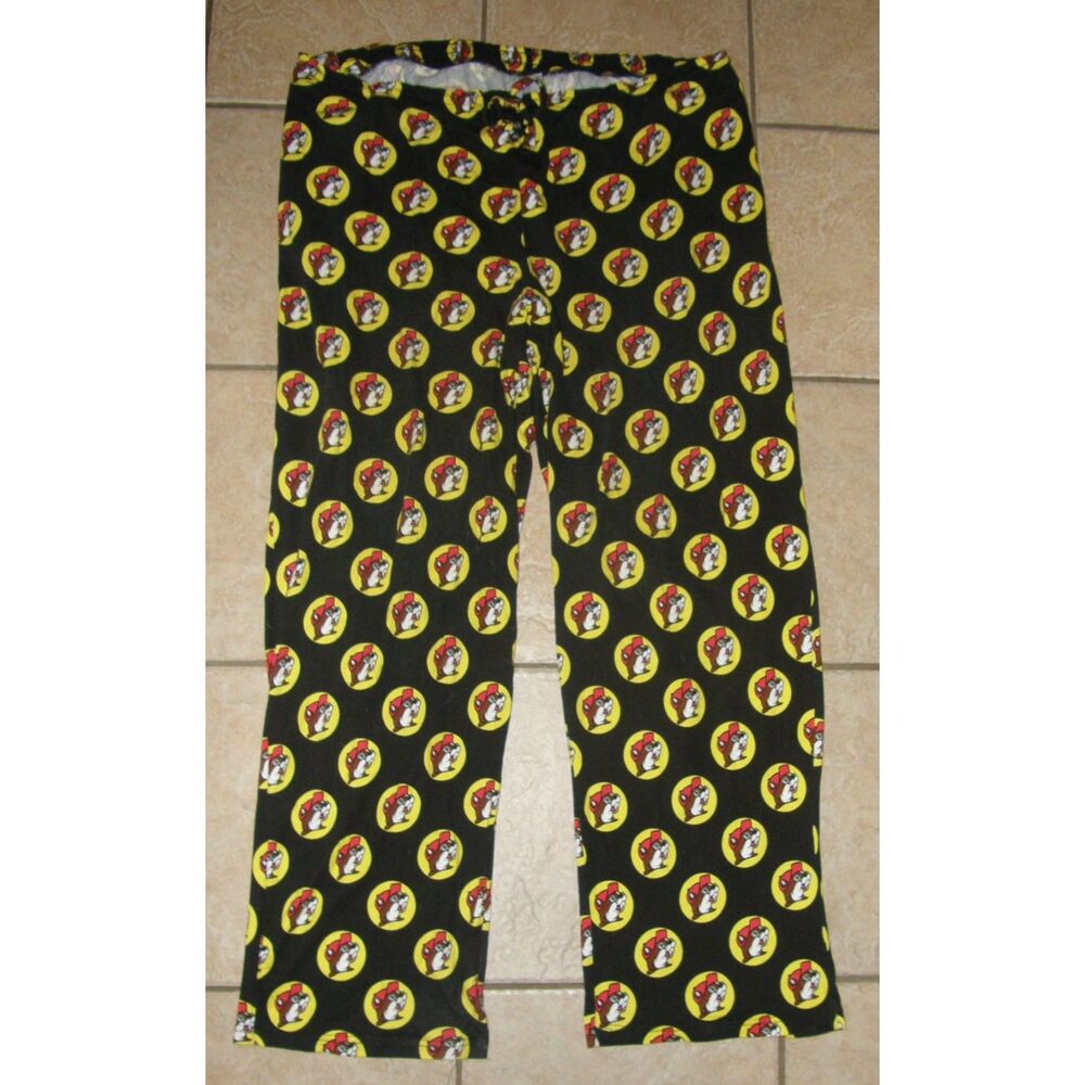BUC-EES Mens Sz 2XL Comfy Soft Cotton OTTER BEAVER Lounge Sleep Pants Pockets